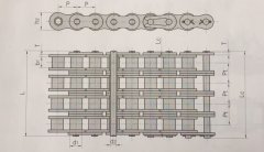 <font color='red'>40-4</font>_08A-4_多排鏈條08A-4規格