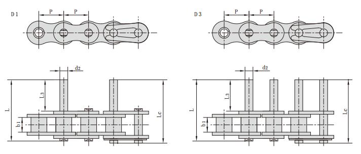 28AD1_短節距加長銷輸送鏈